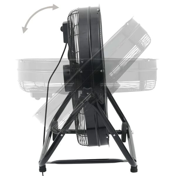 Vidaxl Trommelventilator 60 cm Industrielüfter - 35% Rabatt - Schwarz