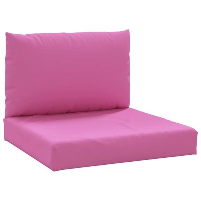 Vidaxl Palettenkissen-Set 2-teilig, Rosa, 60x60 cm - 31% Rabatt