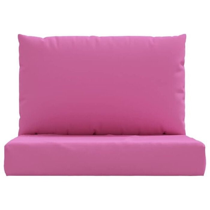Vidaxl Palettenkissen-Set 2-teilig, Rosa, 60x60 cm - 31% Rabatt