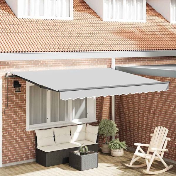 Vidaxl Manuelle Markise Anthrazit 3,5 x 2,5 m - 35% Rabatt