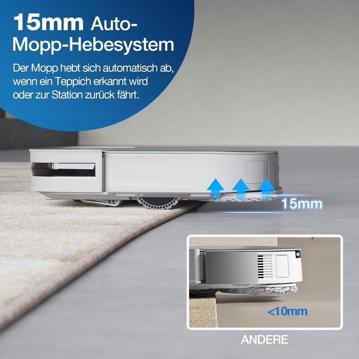 Saug- und Wischroboter in Weiß - 35% Rabatt