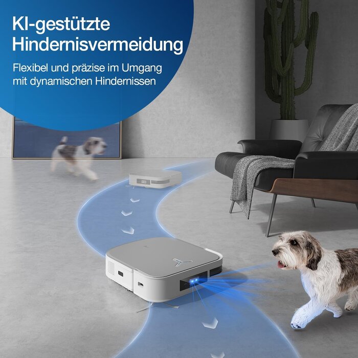 Saug- und Wischroboter in Weiß - 35% Rabatt