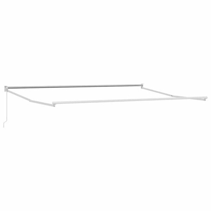 Vidaxl Gelenkarmmarkise 5 x 3 m Metall Weiß - 35% Rabatt