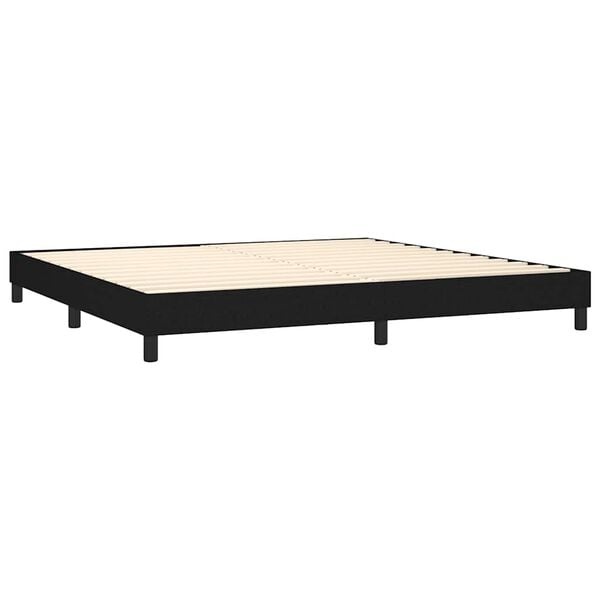 Vidaxl Boxspringbett Rahmen Stoff Schwarz 200x200 cm - 34% Rabatt