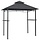 Grillpavillon 240x150x255 cm Stahl Anthrazit - 46% Rabatt