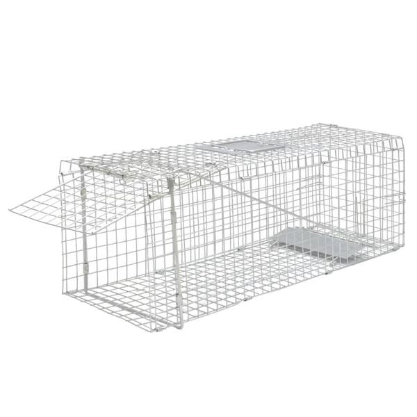 Vidaxl Lebendfalle 80 cm für Tiere - Verzinkter Stahl - 36% Rabatt