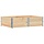 Palettenrahmen 2er-Set 150x100 cm aus Kiefernholz - 34% Rabatt