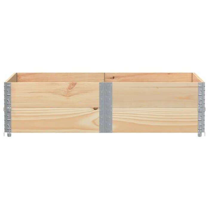 Vidaxl Palettenrahmen 2er-Set 150x100 cm aus Kiefernholz - 34% Rabatt