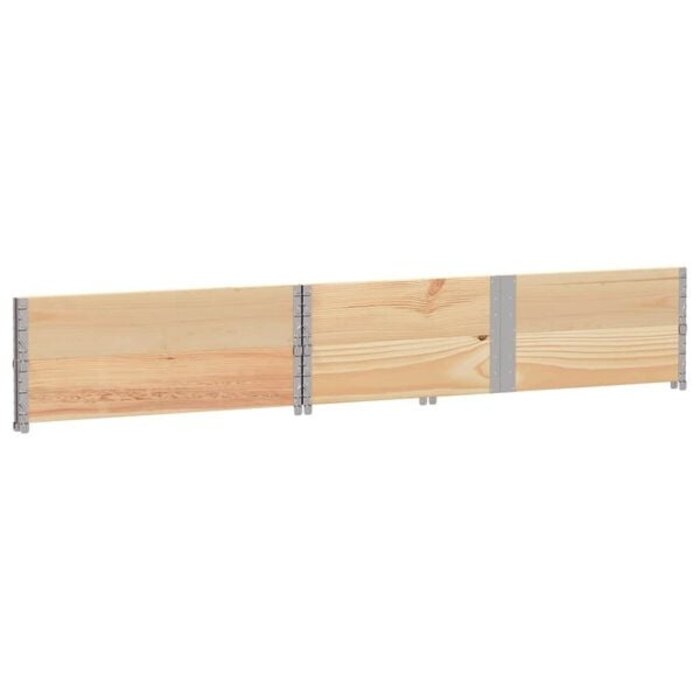 Vidaxl Palettenrahmen 2er-Set 150x100 cm aus Kiefernholz - 34% Rabatt