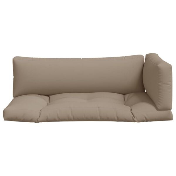 Vidaxl 3-teiliges Palettenkissen-Set in Taupe - 34% Rabatt