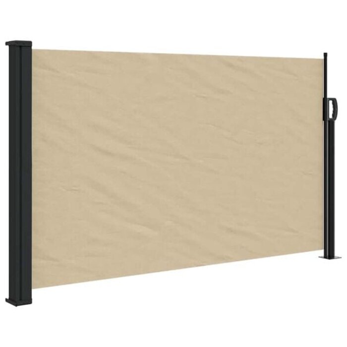 Ausziehbare Seitenmarkise 120x600 cm Beige - 34% Rabatt