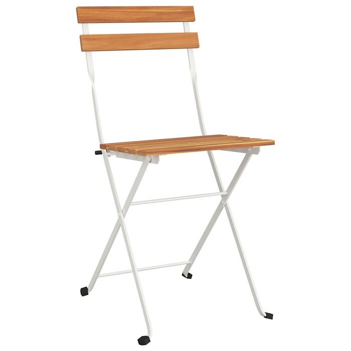 2er Set Klappstühle Akazienholz & Stahl - 34% Rabatt - Gartenmöbel