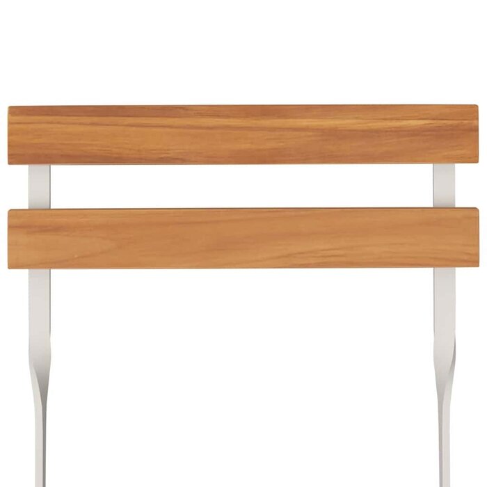 2er Set Klappstühle Akazienholz & Stahl - 34% Rabatt - Gartenmöbel
