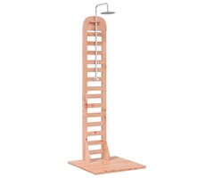 Vidaxl Gartendusche aus Douglasienholz & Edelstahl - 46% Rabatt