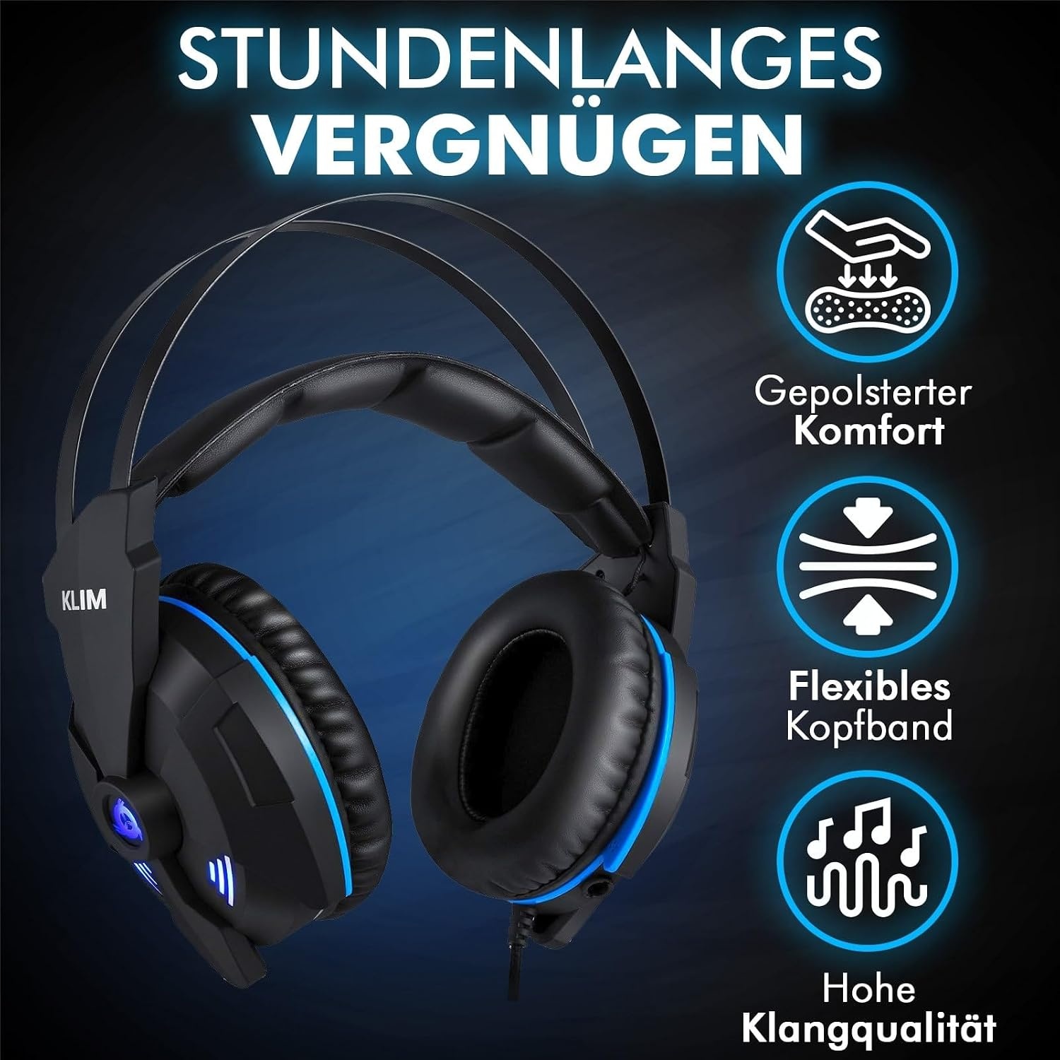 Gaming-Headset 7.1 Surround Sound PC & PS5 - 31% Rabatt