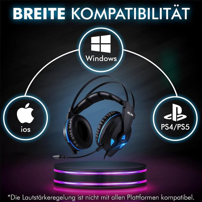Gaming-Headset 7.1 Surround Sound PC & PS5 - 31% Rabatt