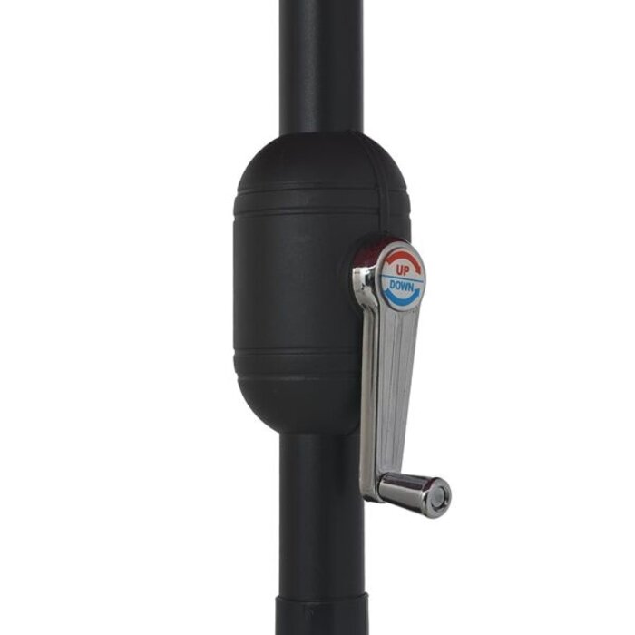 Großer Sonnenschirm 390 cm Schwarz - 34% Rabatt