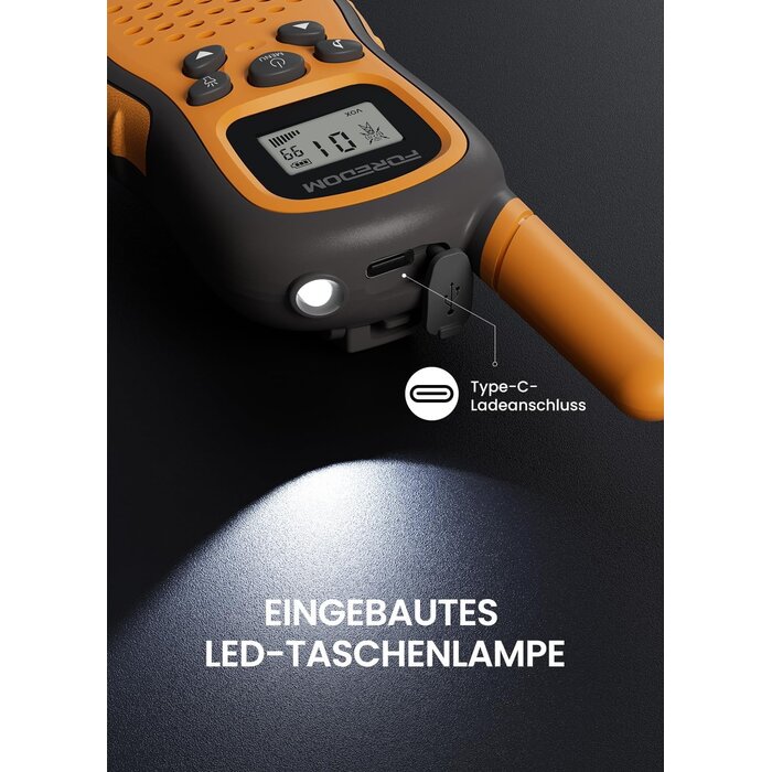 Wiederaufladbare Kinder Walkie-Talkies 3er-Set - 31% Rabatt