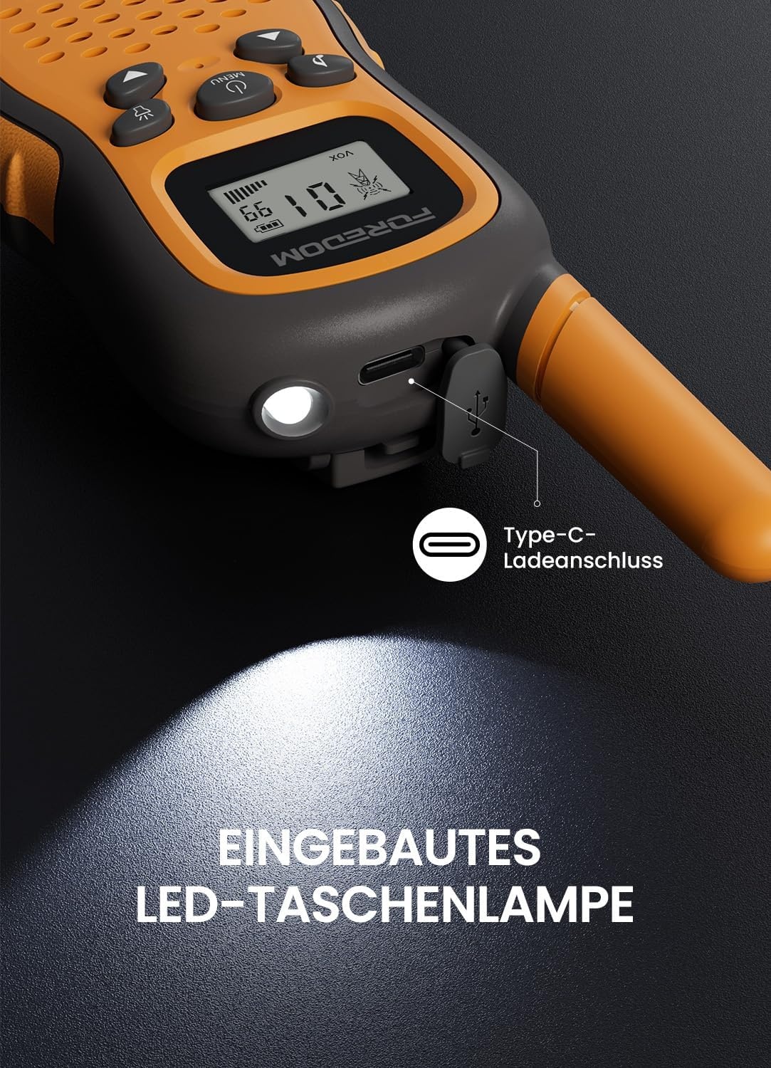 Wiederaufladbare Kinder Walkie-Talkies 3er-Set - 31% Rabatt