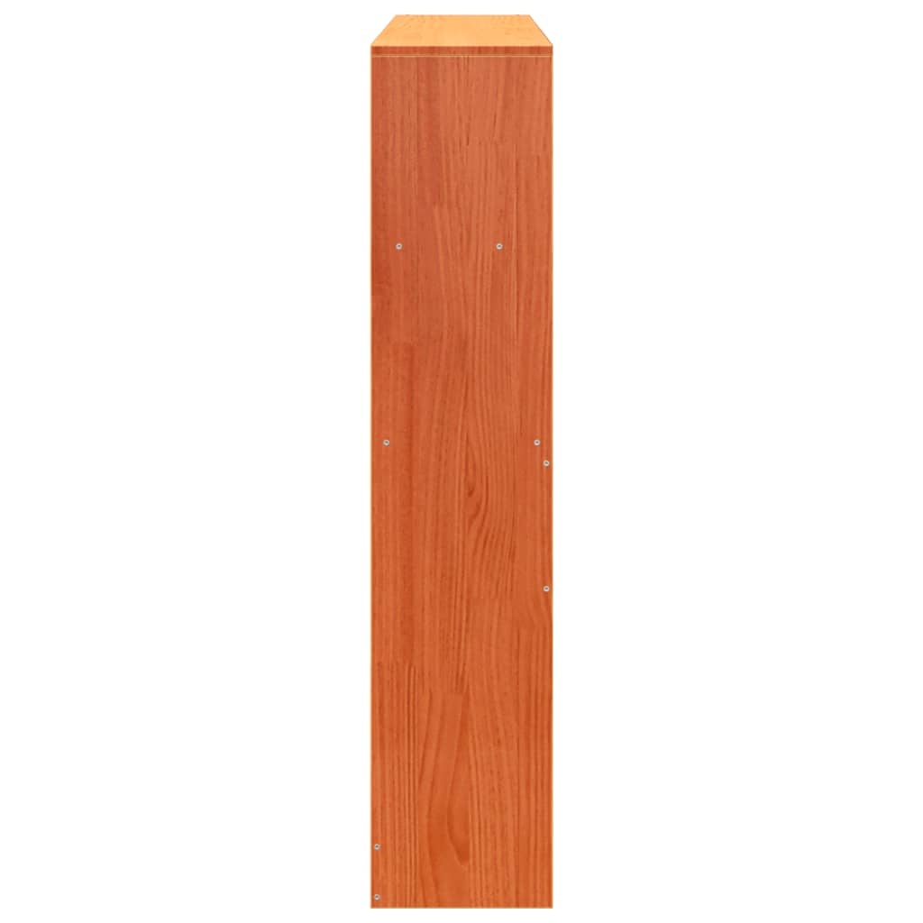 Bett-Kopfteil 120 cm Massivholz Wachsbraun - 34% Rabatt