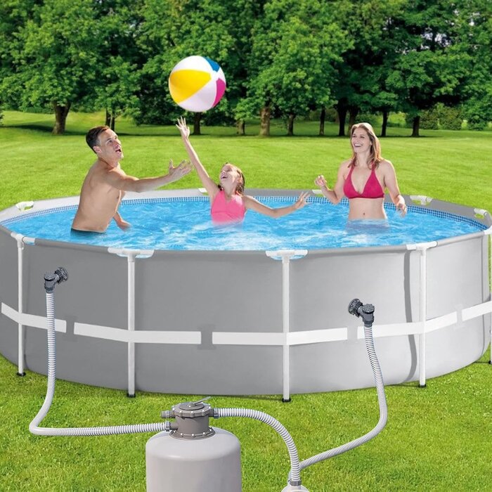 Absperrventil Pool-Filterpumpe 60x60x10 cm Grau - 30% Rabatt