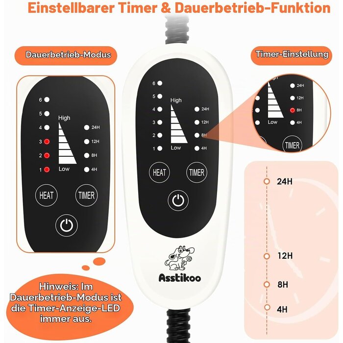 Elektrische Wärmematte 90x60cm für Haustiere - 33% Rabatt