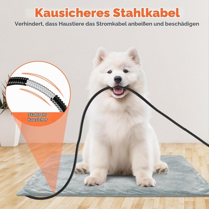 Elektrische Wärmematte 90x60cm für Haustiere - 33% Rabatt