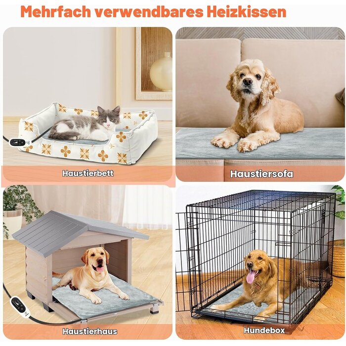 Elektrische Wärmematte 90x60cm für Haustiere - 33% Rabatt