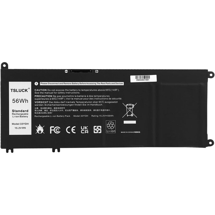 Ersatzakku für Dell Laptops (56Wh) - 31% Rabatt
