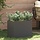 Garten-Pflanzkübel Schwarz 50x32x40cm - Kaltgewalzter Stahl - 28% Rabatt
