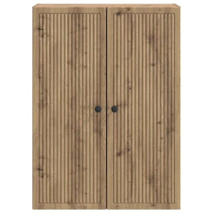 Wandschrank in Artisan-Eiche 66x34,5x90 cm - 34% Rabatt