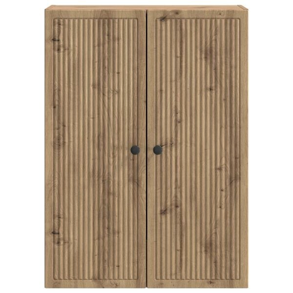 Wandschrank in Artisan-Eiche 66x34,5x90 cm - 34% Rabatt