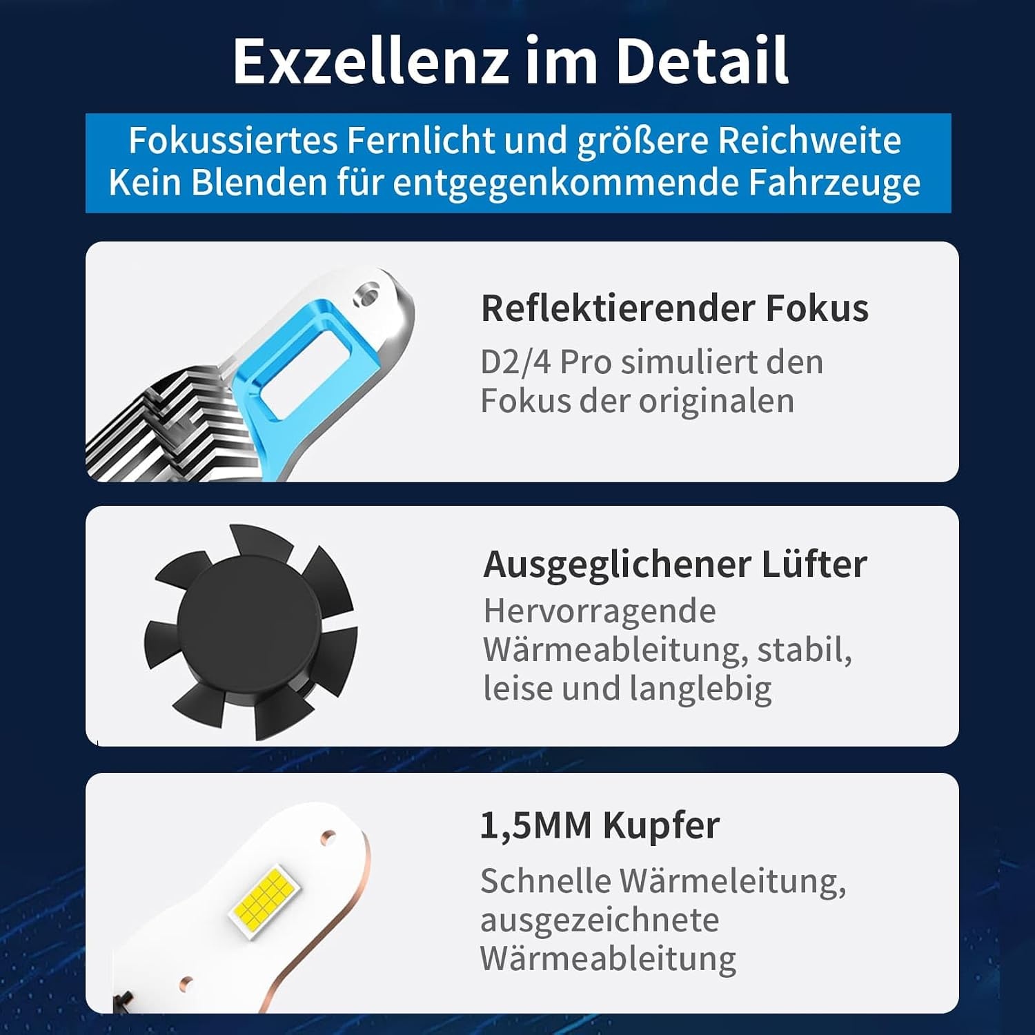 D2S Xenon Autolampen Set 12V 40W 6500K Weiß - 2 Stück - 33% Rabatt