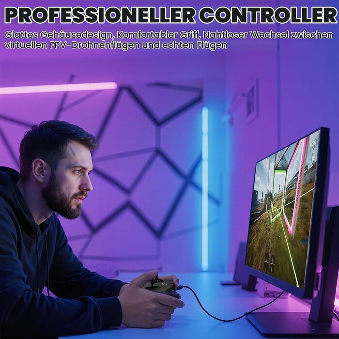RC Flugsimulator Fernsteuerung S8 Pro, 8 Kanäle - 31% Rabatt