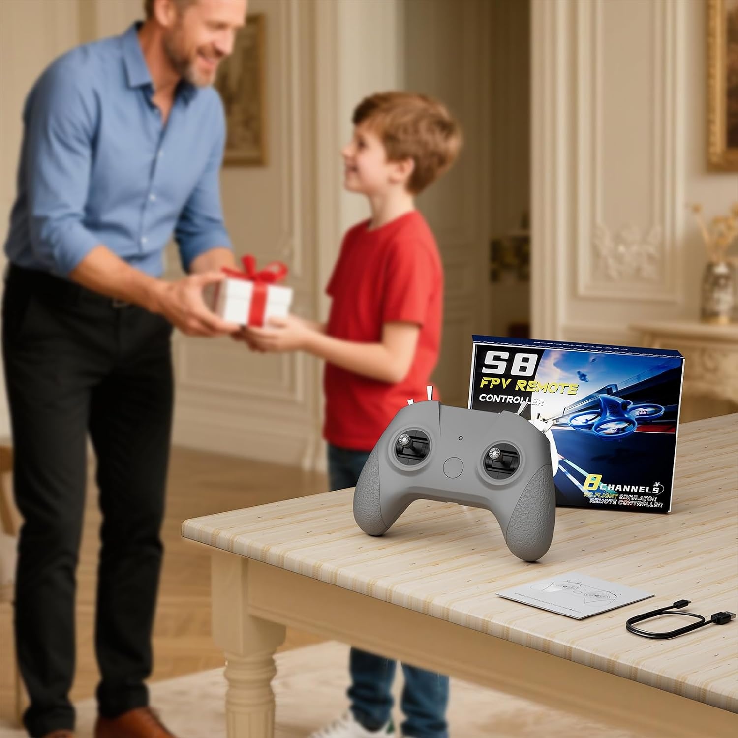RC Flugsimulator Fernsteuerung S8 Pro, 8 Kanäle - 31% Rabatt