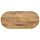 Ovale Tischplatte aus massivem Mangoholz 110x50cm - 34% Rabatt