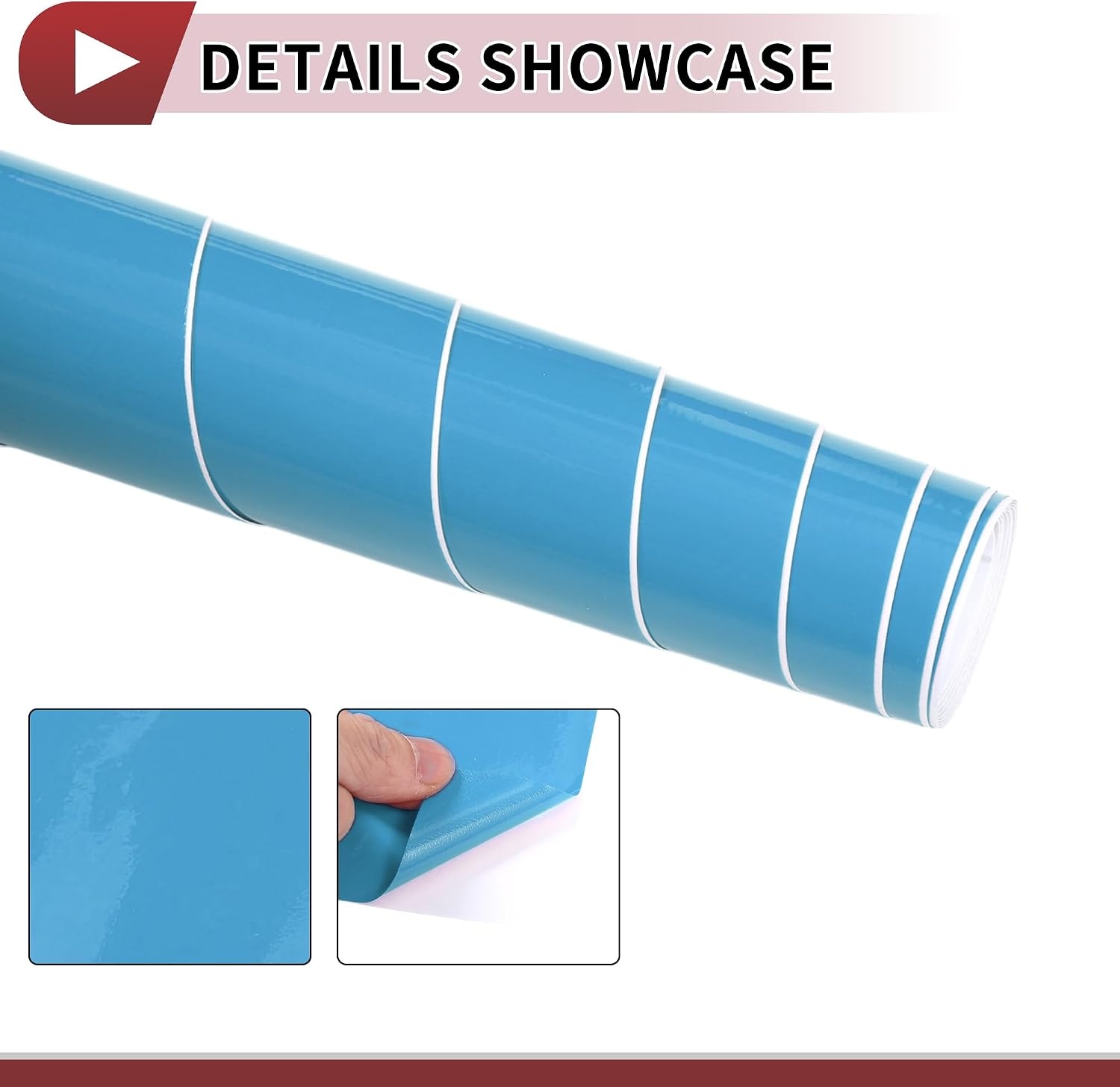 Auto-Folierung PVC Vinyl Hellblau 250x152 cm - 33% Rabatt auf Rückläufer