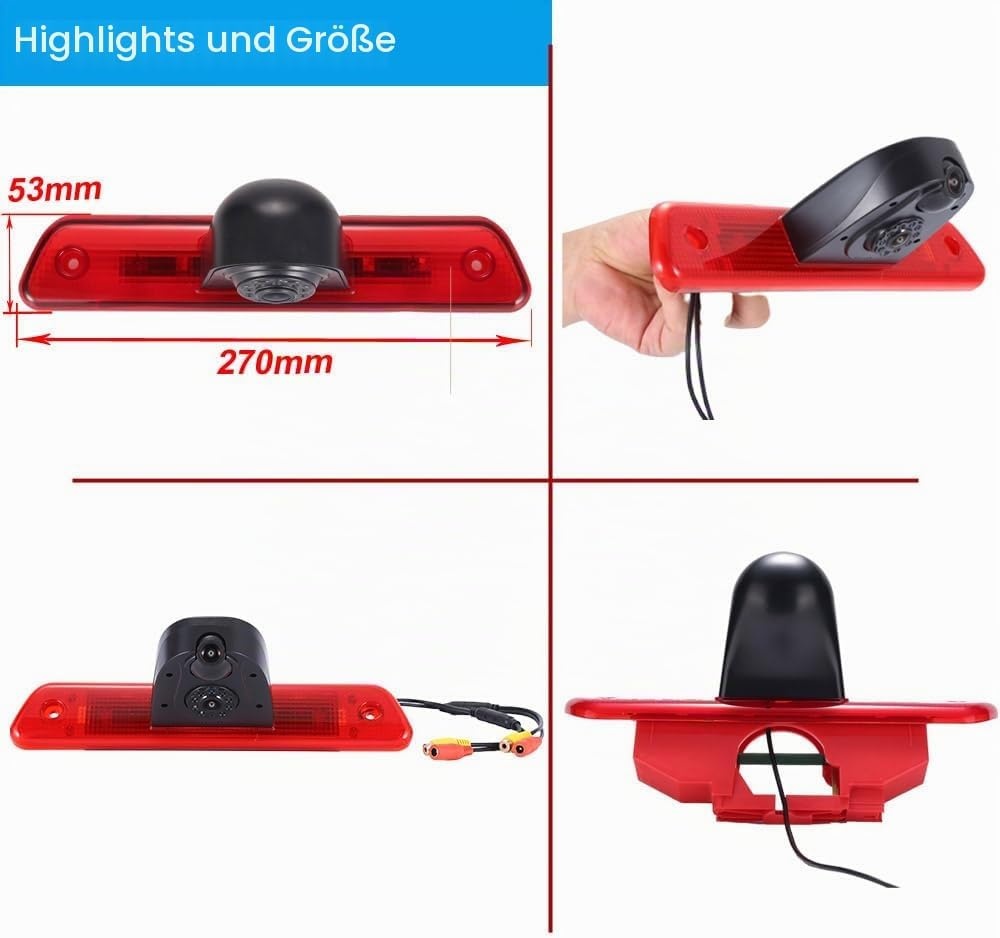 Doppel-Rückfahrkamera für Transporter - 34% Rabatt auf Ausgepacktes Modell