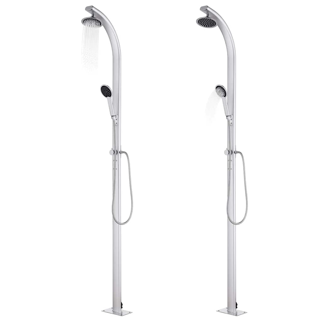 Moderne Aluminium Gartendusche 215 cm - 35% Rabatt