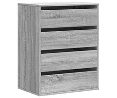 Vidaxl Schubladenkommode Grau-Sonoma-Eiche 60x41x76 cm - 46% Rabatt
