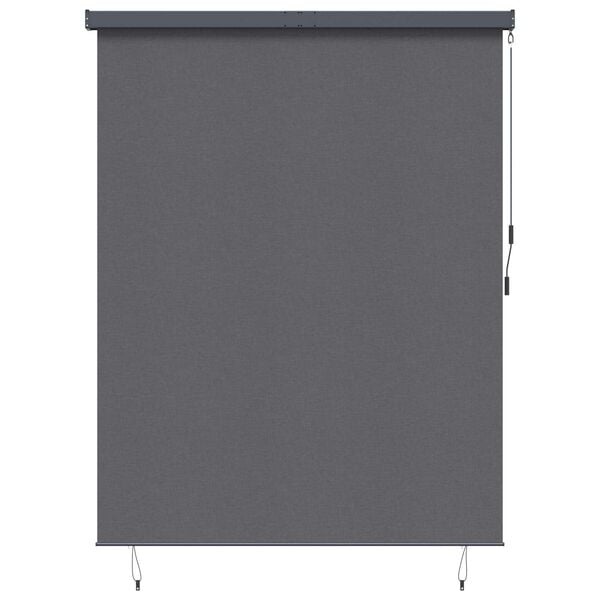 Außenrollo 200 x 250 cm anthrazit mit Kurbel - 35% Rabatt