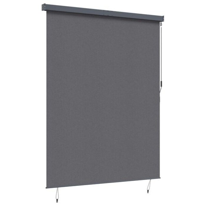 Außenrollo 200 x 250 cm anthrazit mit Kurbel - 35% Rabatt