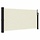 Ausziehbare Seitenmarkise 100x500 cm, Cremefarben - 34% Rabatt