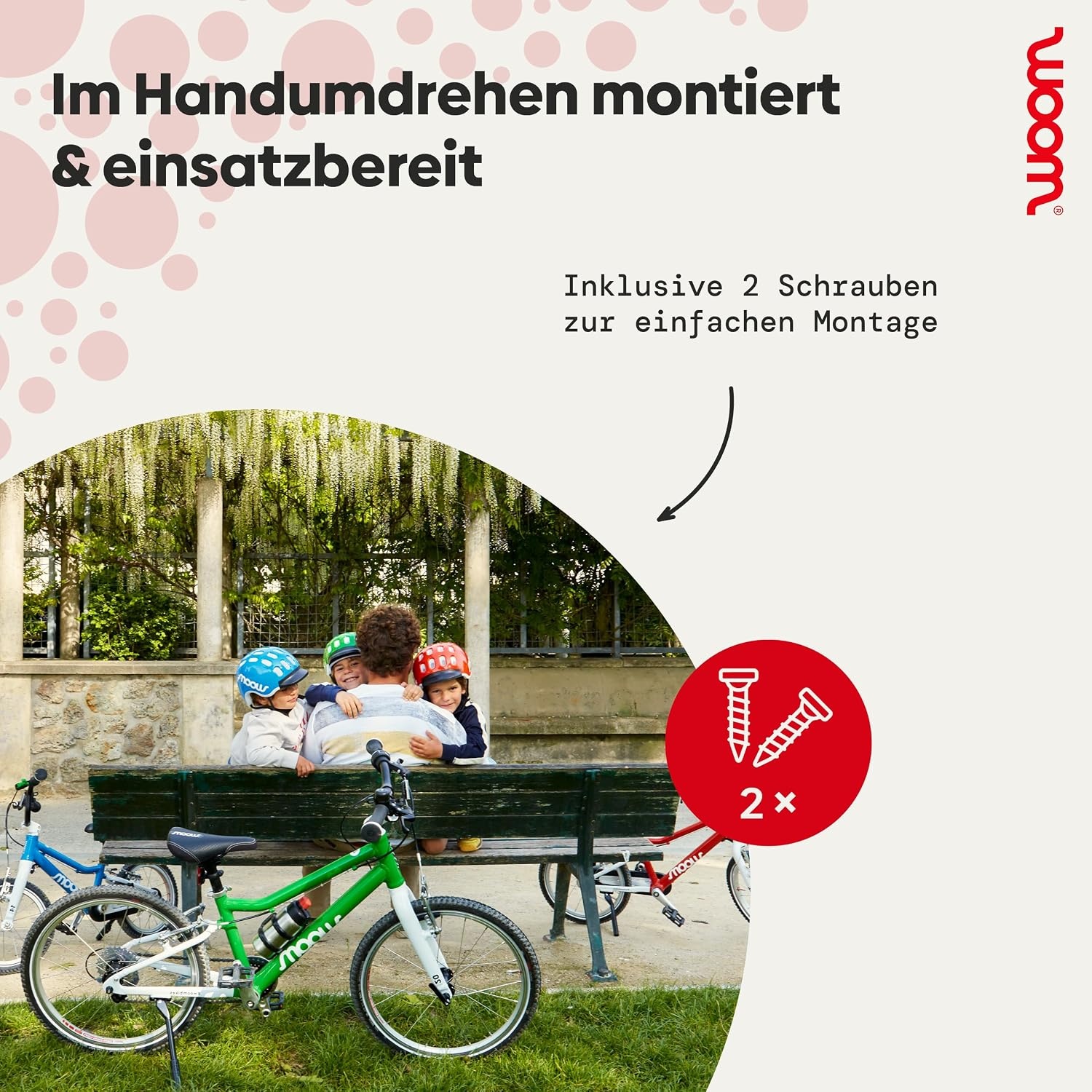 Leichter Kinderfahrradständer für Hinterradachse, schwarz - 31% Rabatt