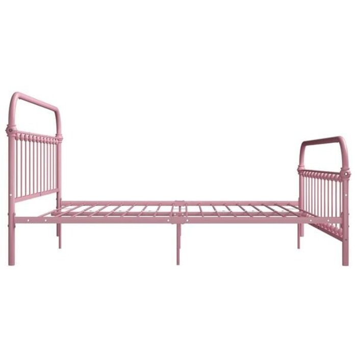 Metall-Bettgestell 180x200 cm Rosa - 35% Rabatt - Ausgepackt