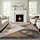 Moderner Teppich 140x200 cm Taupe geometrisch - 29% Rabatt