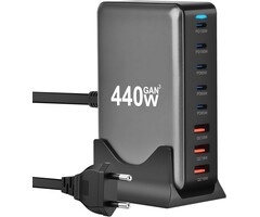 440W GaN Schnellladegerät mit 8 Anschlüssen - 44% Rabatt