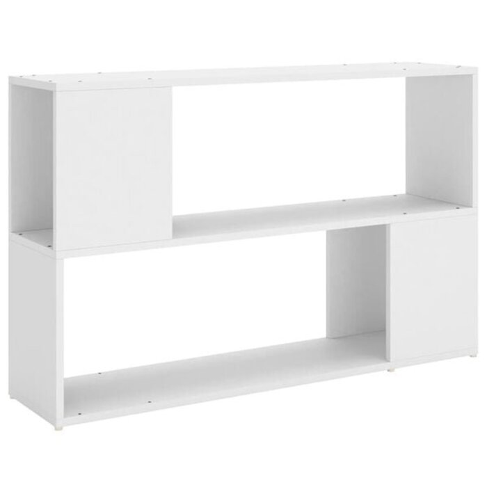 Bücherregal 100x24x63 cm, Weiß - Jetzt 68% Rabatt sichern