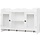 Wandregal mit Türen & Haken MDF Weiß 68x17x44cm - 52% Rabatt