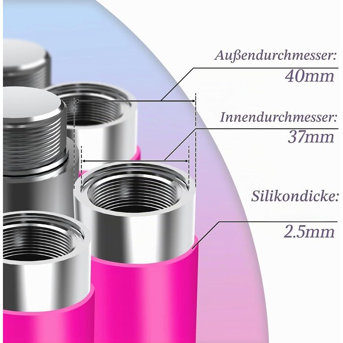 Tanzstange Rosa 110x42cm, statisch & rotierend, 52% Rabatt